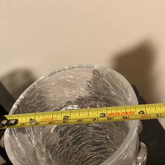 RARE Vintage/antique crackle glass vase in - Picture 8 of 12